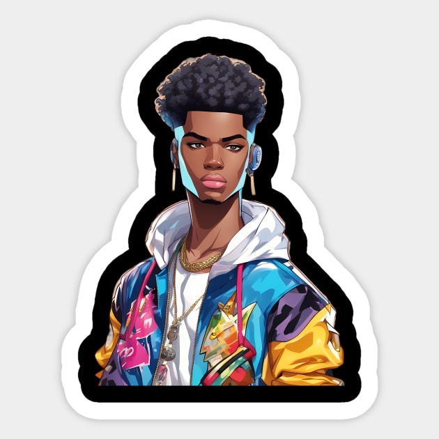 Afro Hair Sticker by animegirlnft